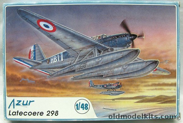 Azur 1/48 Latecoere 298 Torpedo Bomber - L'Escadrille HB 1 (Sq Leaders Aircraft) Spring 1940 / Luftwaffe Dodecanese 1944, A022 plastic model kit